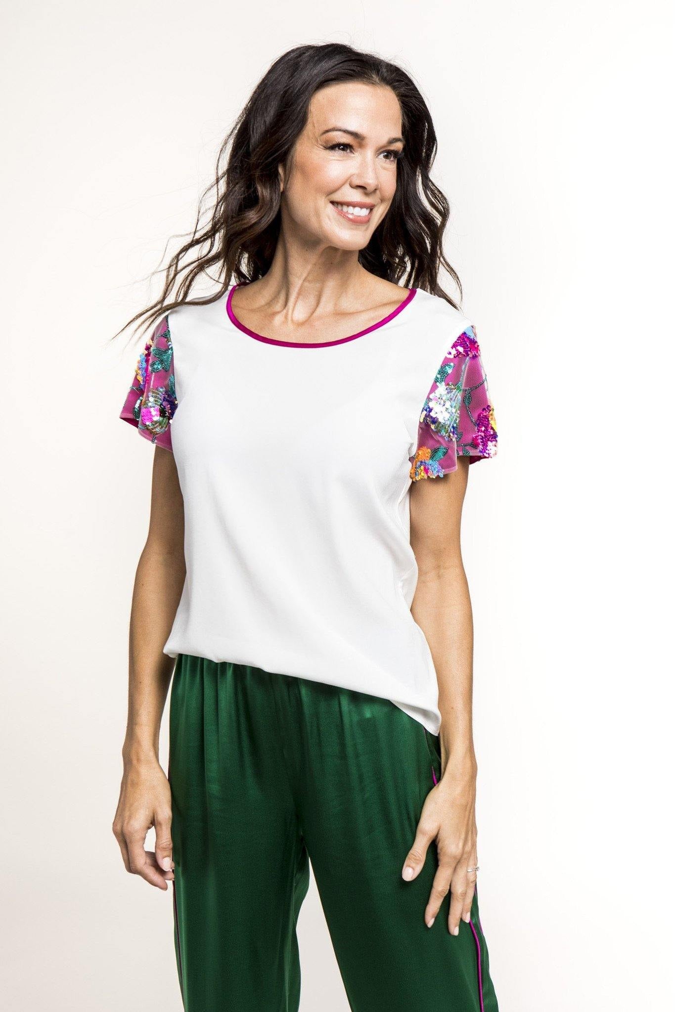 The Rutherford Silk Top - Bitsy Stoneking